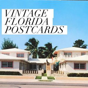 Vintage Wall Art - Vintage Florida USA Souvenir Postcards Vintage Wall Art - Vintage Florida USA Souvenir Postcards